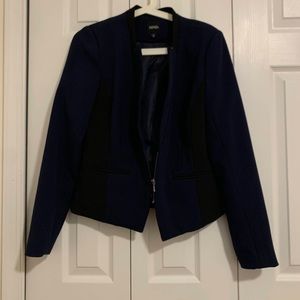 Blue and black blazer